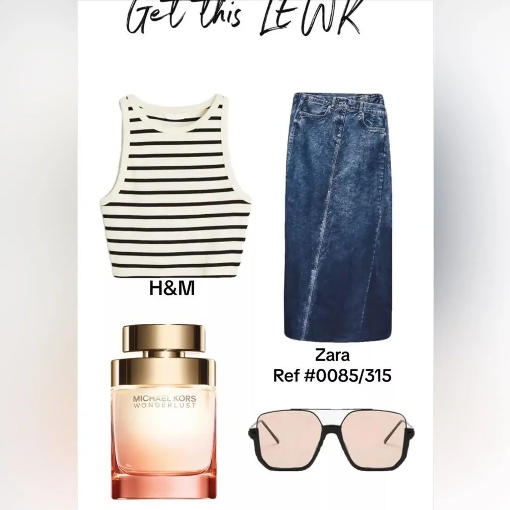 ZARA DENIM-LOOK SKIRT - Picture 4 of 4